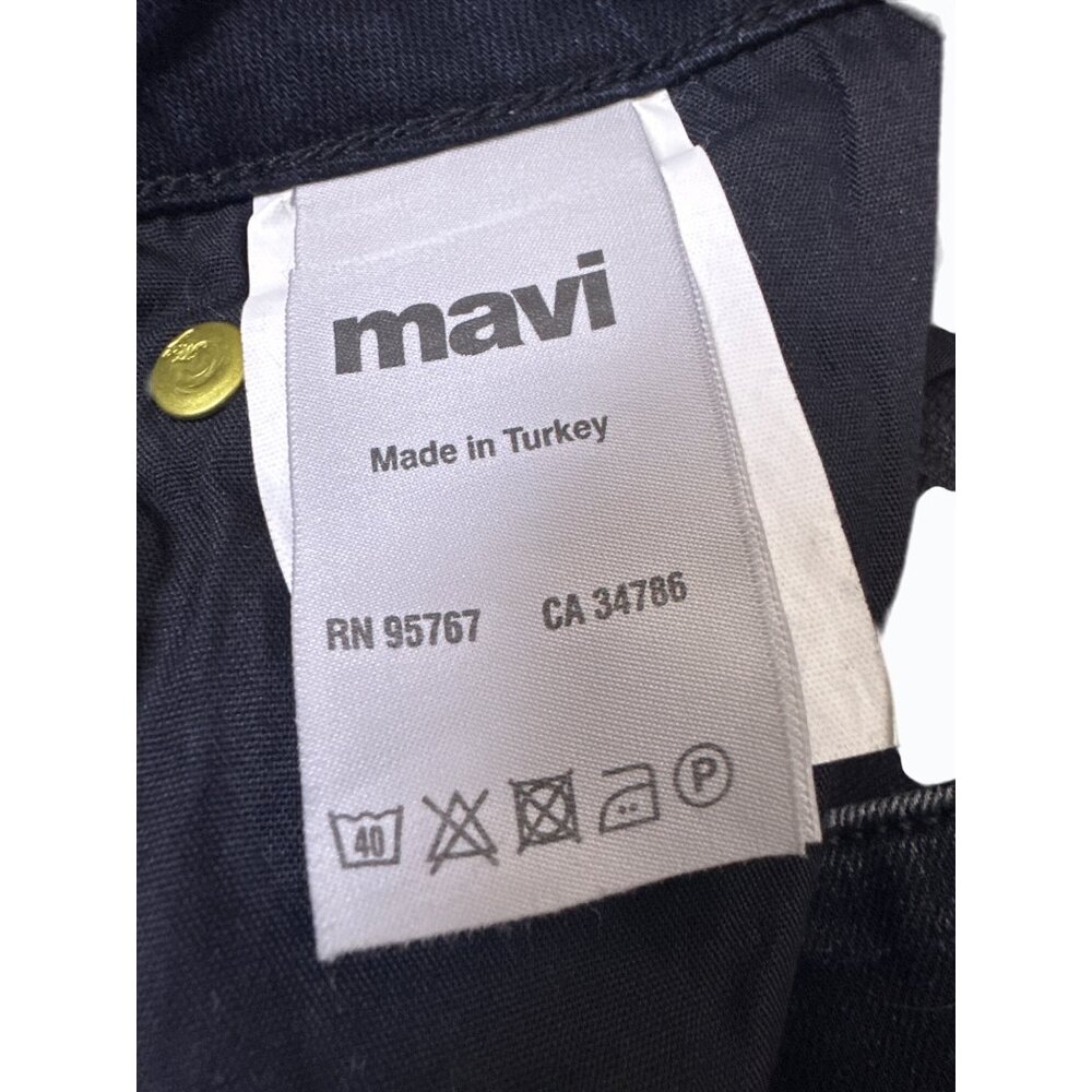 NWT Mavi Gold Stretch Tess High Rise Soft Jeans Medium Dark Wash Size 27 - Picture 11 of 14
